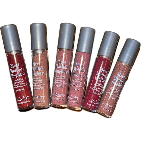 theBalm Meet Matt(e) Hughes Vol. 6 Mini Liquid Lipsticks Vegan Set 1.2ml Each - Picture 13 of 13